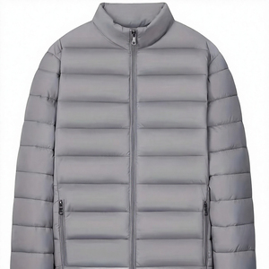 Plus Size Men's Polyester <b>Jacket</b> Vintage Lightweight <b>Quilted</b> Breathable Windproof Winter Warm Zip up Hooded Coat Letter <b>Pattern</b> - Product Image 1