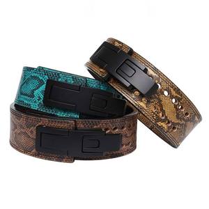 Cinturón de Levantamiento de Pesas Ajustable, Transpirable y Suave, con Diseño de Anime, para Hombres y Mujeres, de Cuero Vacuno Auténtico, Soporte Lumbar para Entrenamiento de Powerlifting - Product Image 4