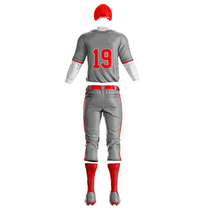High Quality Softball Wear Baseball Uniform Made In Pakistan <b>Hot</b> Sale Quick Dry Men Wear Baseball Uniform For Men - Product Image 4