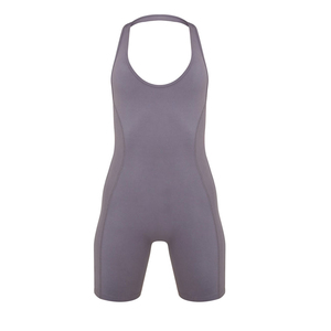 Custom Made Breathable Gym Yoga <b>Jumpsuit</b> for Women soft Sustainable Street Wear Sports with Solid Pattern OEM Service Available - Product Image 2
