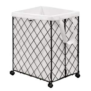 Grand panier à linge en métal pour le rangement des vêtements de la famille, grande capacité et structure stable. - Product Image 5