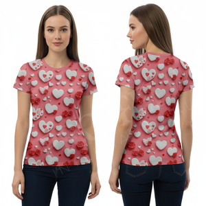 T-shirt de yoga imprimé en 3D personnalisé de haute qualité à 100 %, coupe ajustée décontractée, manches courtes, respirant, streetwear, vêtements de sport - Product Image 3