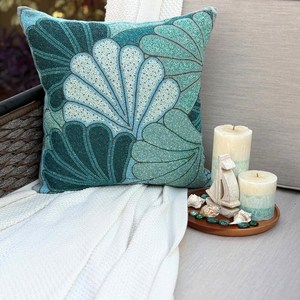 New Arrival Square Glass Beaded Floral Modern Cushion Cover Throw <b>Pillow</b> Covers Elegant Home Decor Accent <b>Christmas</b> New Year - Product Image 4
