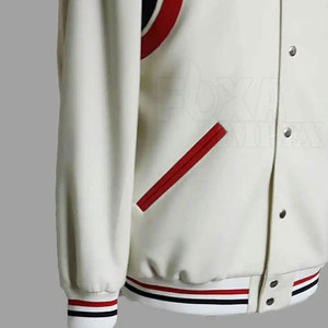 Diseñe su propia chaqueta con letras personalizada Diseño único Chaqueta con letras de excelente calidad para hombres - Product Image 2