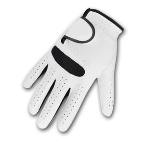 Gant de golf pour main droite en cuir véritable, respirant, antidérapant, unisexe, fermeture à crochets et boucles - Product Image 3