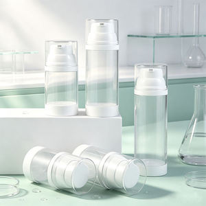 Bouteilles distributrices sans air portables de 80 ml à 250 ml pour lotions et cosmétiques - Product Image 1