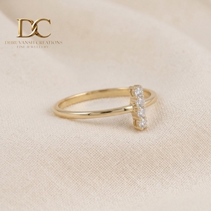 Designer Lab Grown Diamond 14KT Solid Yellow Gold Engagement <b>Ring</b> with IGI Certified Brilliant Cut Luxury Wedding Women Jewelry - Product Image 2
