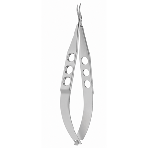 Ciseaux de transplantation corneen Katzin, lames moyennes, instrument microchirurgical ophtalmique de précision, acier inoxydable, chirurgie oculaire - Product Image 4
