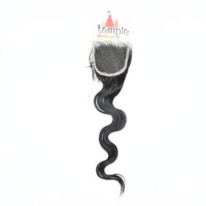 Extensiones de Cabello Humano Indio 100% Sin Procesar HD 4x4, Cabello Remy con Ondas Naturales, Sin Procesamiento Químico, Paquete Temple Bundle - Product Image 1