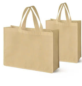 Custom Non Woven Fabric Shopping Tote Bag with Logo Print Reusable Eco Grocery Bag for Promotion Use - Product Image 5