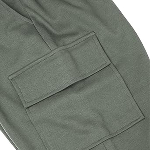 Breathable Long Ankle Length Sportswear Sweatpants Reinforced Stitched High Street Fashion Clothes Cargo Joggers Pants - Product Image 5