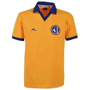 เสื้อรักบี้สไตล์เรโทร ระบายอากาศได้ดี เป็นมิตรกับสิ่งแวดล้อม ทนทาน ป้องกันแบคทีเรีย ผลิตจากผ้าฝ้าย/โพลีเอสเตอร์ เสื้อผ้ากีฬาแบบสั่งทำ แขนสั้น ลายสก็อตด้านหน้า - Product Image 1