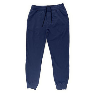 Men 350 GSM Cotton Polyester Sweatpants Mid Waist Loose Fit Open Bottom Running Trousers Breathable Sportswear Bulk OEM Supplier - Product Image 1