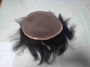 ท็อปเป้ผมแท้แบบเต็มศีรษะสำหรับผู้ชาย ผมอินเดียเรมี่ แบบลอน ความหนาแน่น 100% ความยาวสั้น TAZ HAIR BANGLADESH - Product Image 6