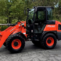 2023 Gebrauchter Kubota R530 Radlader 4 Tonnen Diesel Kompakt-Radlader für Bau und Materialtransport