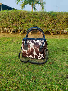 กระเป๋าถือหนังวัวแท้ขนสัตว์สุดหรูสำหรับฤดูร้อน กระเป๋าสะพายไหล่แฟชั่นสำหรับผู้หญิง คุณภาพสูง LHTB-0125 - Product Image 3