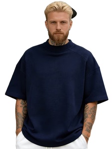 Bangladesh Supplier Stylish Men's Plus Size Heavy Weight Oversized Printed Short Sleeve 100% Cotton Jersey Breathable Premium - Product Image 2