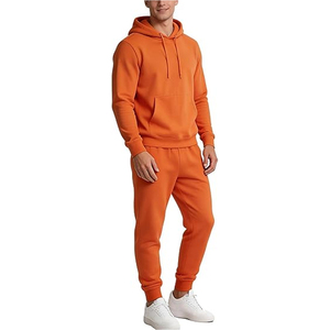 Conjunto Deportivo de Poliéster para Hombre, Sudadera con Capucha, Pantalones Jogger, Ropa Deportiva Informal para Correr - Product Image 1