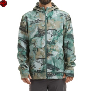 Veste de randonnée imperméable coupe-vent respirante unisexe avec col montant et fermeture éclair pour toutes les saisons - Product Image 1