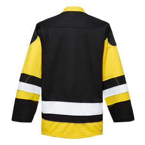 Maillot de hockey sur glace professionnel léger, impression par sublimation, designs d'équipe personnalisables, 100% polyester, tailles et couleurs personnalisées - Product Image 2