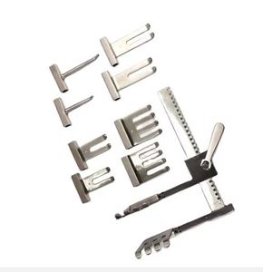 Ensemble d'instruments rétracteurs manuels orthopédiques allemands en acier inoxydable Ralph, 10 lames, durables, réutilisables, pour chirurgie de la colonne vertébrale, ORL, CE - Product Image 5