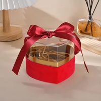 Boîte de rangement rectangulaire transparente en carton rigide, fabriquée avec des matériaux recyclés, pour bonbons, chewing-gums, nouilles, sushis et couvercles de boîtes cadeaux