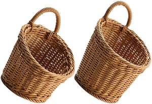 Meilleur Prix 2026 – Panier de Rangement Suspendu Multifonctionnel en Rotin du Vietnam, Design Rustique en Saule pour l'Organisation et la Décoration de la Maison - Product Image 2