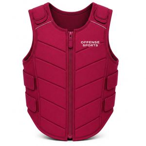 Lightweight equestrian body <b>protector</b> with breathable fabric adjustable straps durable construction and OEM support - Product Image 1