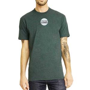 Camiseta de manga corta de color negro para hombre, camiseta de alta calidad - Product Image 3