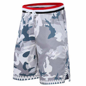 NUEVOS Shorts de Baloncesto para Hombre, Directo de Fábrica, Rojos, Casuales, con Bordado 3D, Secado Rápido, 100% Poliéster, Transpirables, de Alta Demanda, Ligeros - Product Image 2
