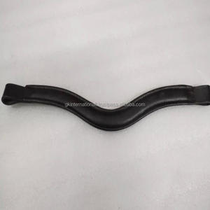 Designer Beautiful 3 row crystals stones horse leather brow band for <b>bridle</b> custom sizes available bulk order accepted - Product Image 5