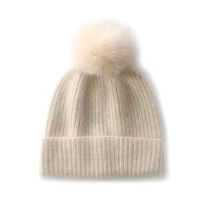 Pom Pom Beanie Hat USA Style <b>Winter</b> Knit <b>Cap</b> Soft Cuffed Casual Street Fashion Warm Outdoor Headwear - Product Image 2