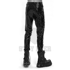 Pantalones Góticos para Mujer, Cintura Alta, Estilo Punk, Cargo, Moda Urbana Alternativa, Color Negro - Product Image 2