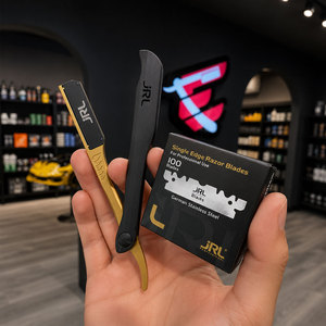 Navaja de Afeitar Profesional JRL, Navaja de Afeitar Plegable para Barbería, Herramienta de Corte de Cabello para Salón - Product Image 3