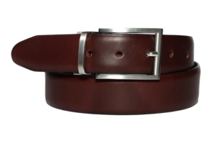 Cinturón de Cuero para Hombre, Diseño Simple y Moderno, 3.3 cm de Ancho, Cuero Vacuno Puro, Directo de Fábrica - Product Image 6