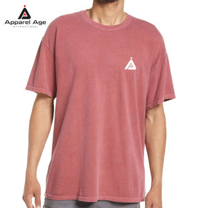 เสื้อยืดสตรีทแวร์ผ้าใส่สบายทรงโอเวอร์ไซส์ ทรงหลวม ผ้าฝ้าย 100% สกรีนโลโก้ตามสั่ง เสื้อยืดผู้ชาย - Product Image 2