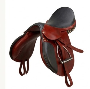 FAB Premium <b>Leather</b> English Dressage Saddle FI-ES-00 Eco-Friendly Fiber Tree Nickel-Plated Hardware Soft <b>Leather</b> Seat - Product Image 3