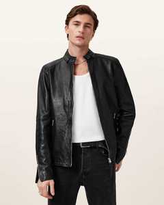 Veste en cuir de haute qualité pour homme, style classique, fermeture éclair, veste de moto, service d'échantillons direct usine disponible dès aujourd'hui - Product Image 2