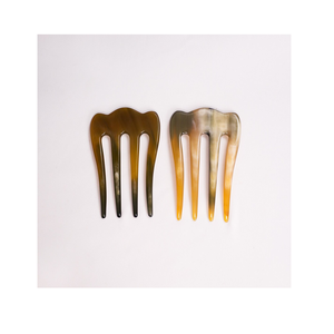 เครื่องประดับผมทำมือจากเขาควายแท้สำหรับผู้หญิง ดีไซน์เก๋ไก๋  แบบสี่ซี่  ราคาสุดคุ้ม - Product Image 6