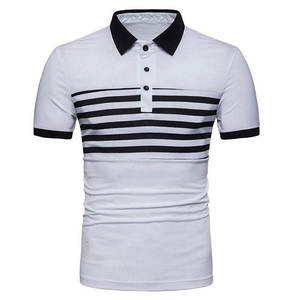 Polo de golf liso negro de algodón para hombre, camisa deportiva inspirada en el deporte, transpirable, de algodón estampado, venta al por mayor - Product Image 6