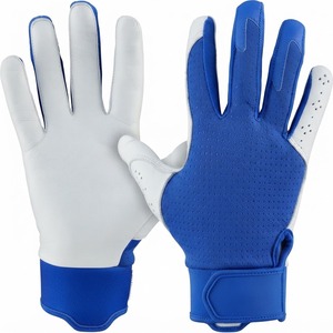 Gants de frappeur de baseball pour hommes et femmes gauchers, en cuir de chèvre rembourré, avec logo personnalisé, pour joueurs d'inférieur, vente en gros - Product Image 5