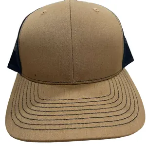 Карамельные пустые 112 Richardson, шапки для дальнобойщика, черные сетчатые простые настоящие шапки, проверенный поставщик головных уборов во Вьетнаме