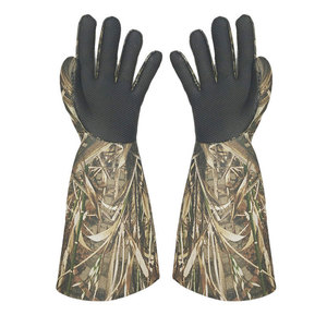 Guantes de Caza Unisex de Gamuza Impermeable de Alta Calidad, Largos hasta el Codo, con Cierre de Tirón, Aislantes, Protección Laboral, Camuflaje - Product Image 4