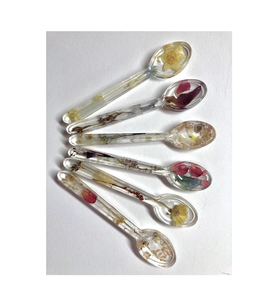 Ensemble cuillère et fourchette à salade en résine alimentaire pour la maison et l'hôtellerie – Design élégant et décoratif pour servir les salades - Product Image 3