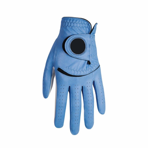 Soft Cabretta Sheepskin Leather Golf <b>Glove</b> Breathable Design High <b>Grip</b> Reinforced Palm Adjustable Custom Logo OEM Wholesale - Product Image 4