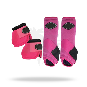 Botas Protectoras de Neopreno para Caballos, Botas de Equitación, Equipo Ecuestre - Product Image 1