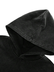 Ensemble deux pièces homme Y2K Grunge Streetwear : sweats à capuche graphiques vintage délavés et pantalons cargo usés, survêtement oversize en gros - Product Image 4
