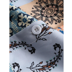 2026 Premium Quality Custom Shirt Shorts Summer Set 2 Pieces <b>V</b>-neck Casual Beach Summer Set Breathable 100% Cotton Anti-Static - Product Image 6