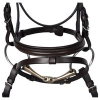 Bridon anglais en cuir véritable de haute qualité pour courses de chevaux, avec beaux ornements en pierres, équipement d'équitation de qualité supérieure, OEM