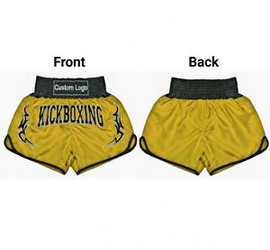 Pantalones Cortos de Muay Thai con Logotipo Personalizado, Pantalones Cortos de Lucha MMA y Kickboxing, Fabricante OEM ODM, Suministro al por Mayor, Pantalones de Boxeo Sublimados - Product Image 1